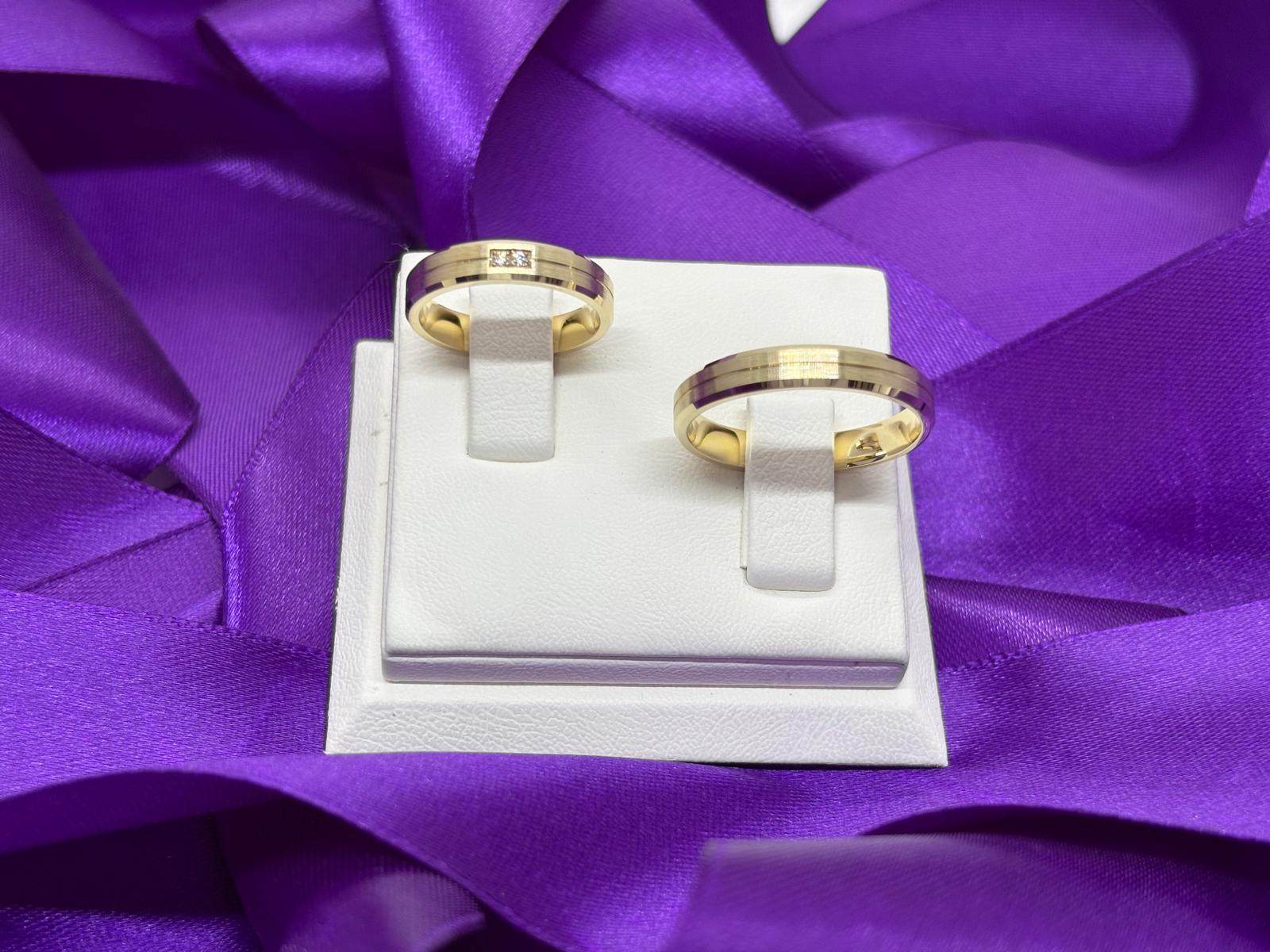 Verighete din aur de 14k Galben SS 1163