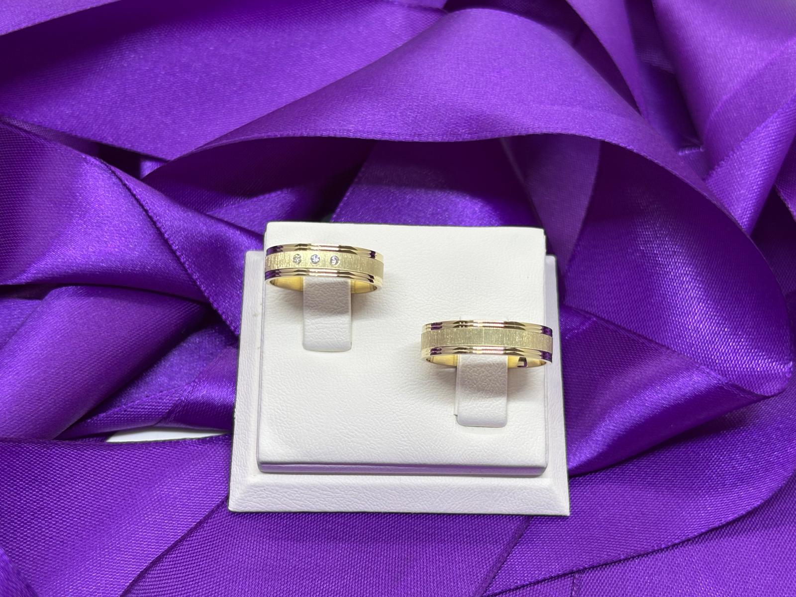 Verighete din aur de 14k Galben SS 1181