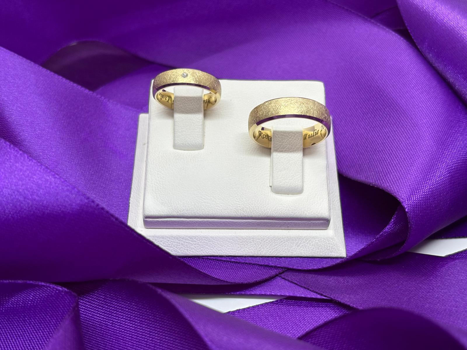 Verighete din aur de 14k SS 1051