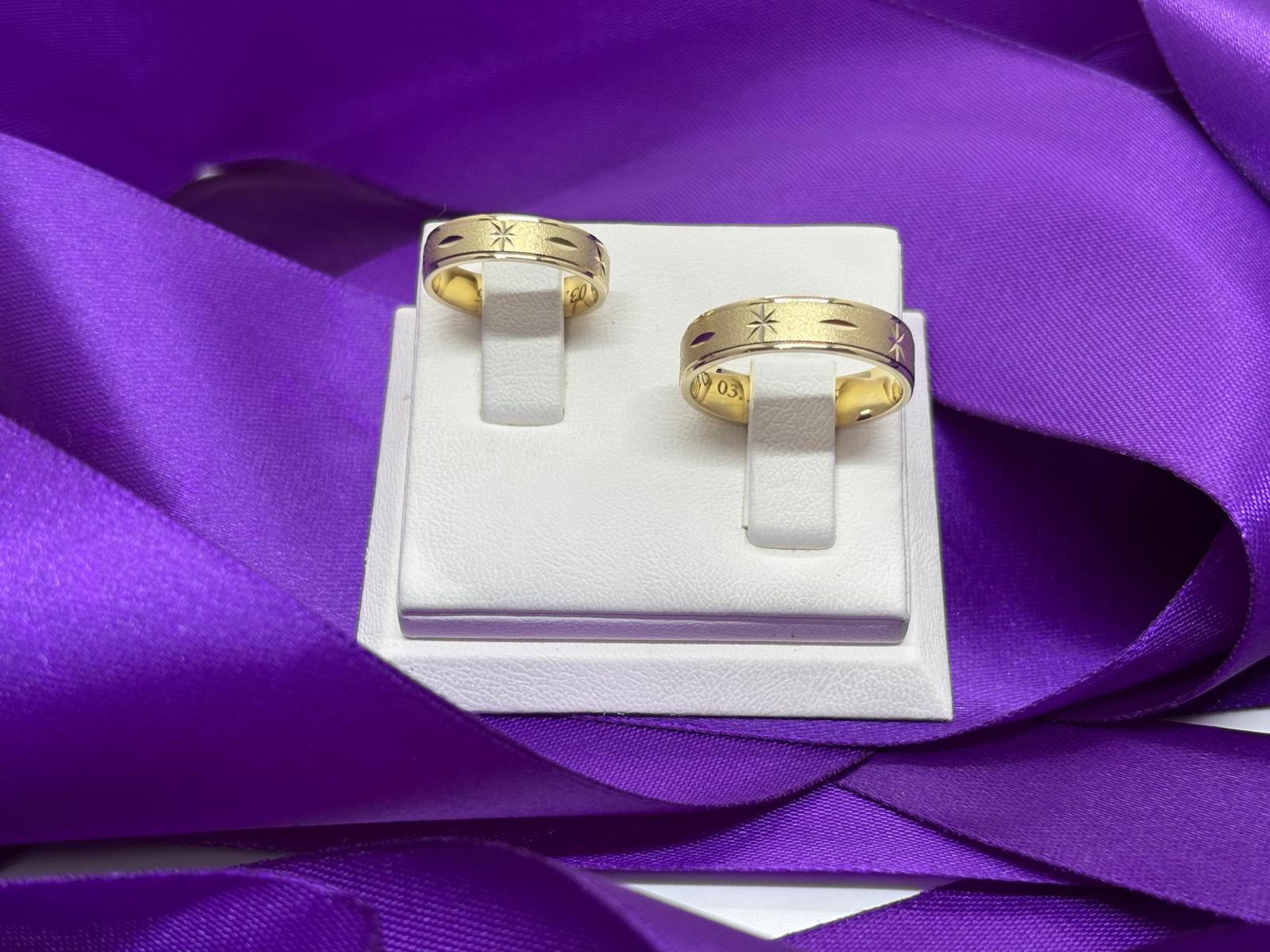 Verighete din aur de 14k SS 1052