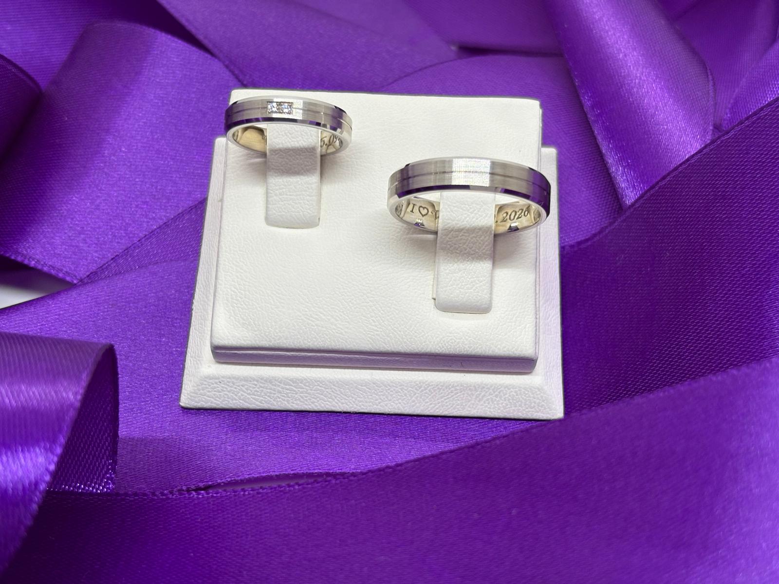 Verighete din aur de 14k SS 1060