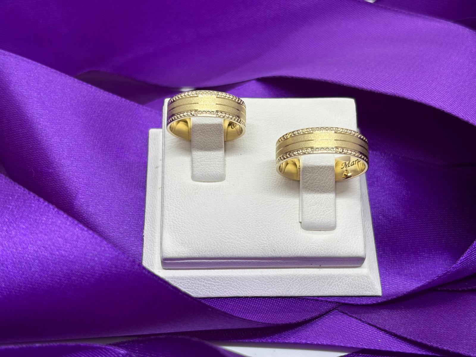 Verighete din aur de 14k SS 1061