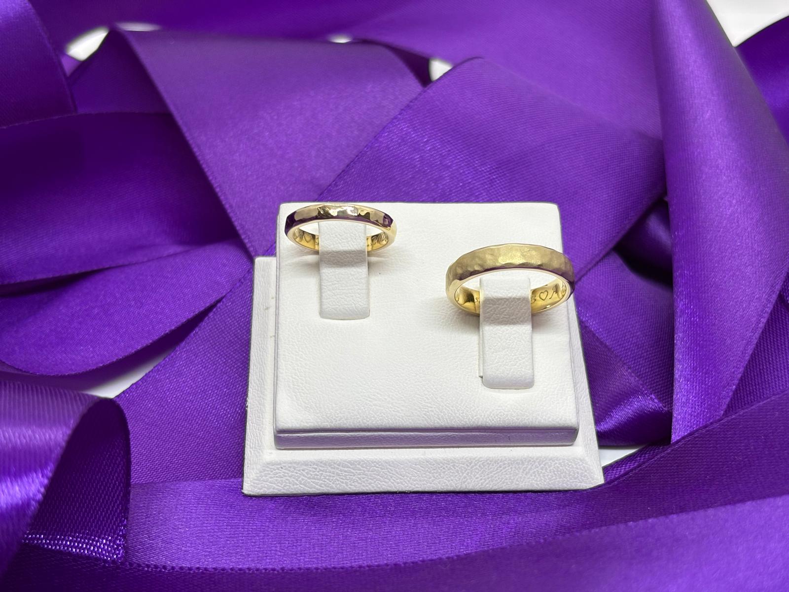 Verighete din aur de 14k SS 1063