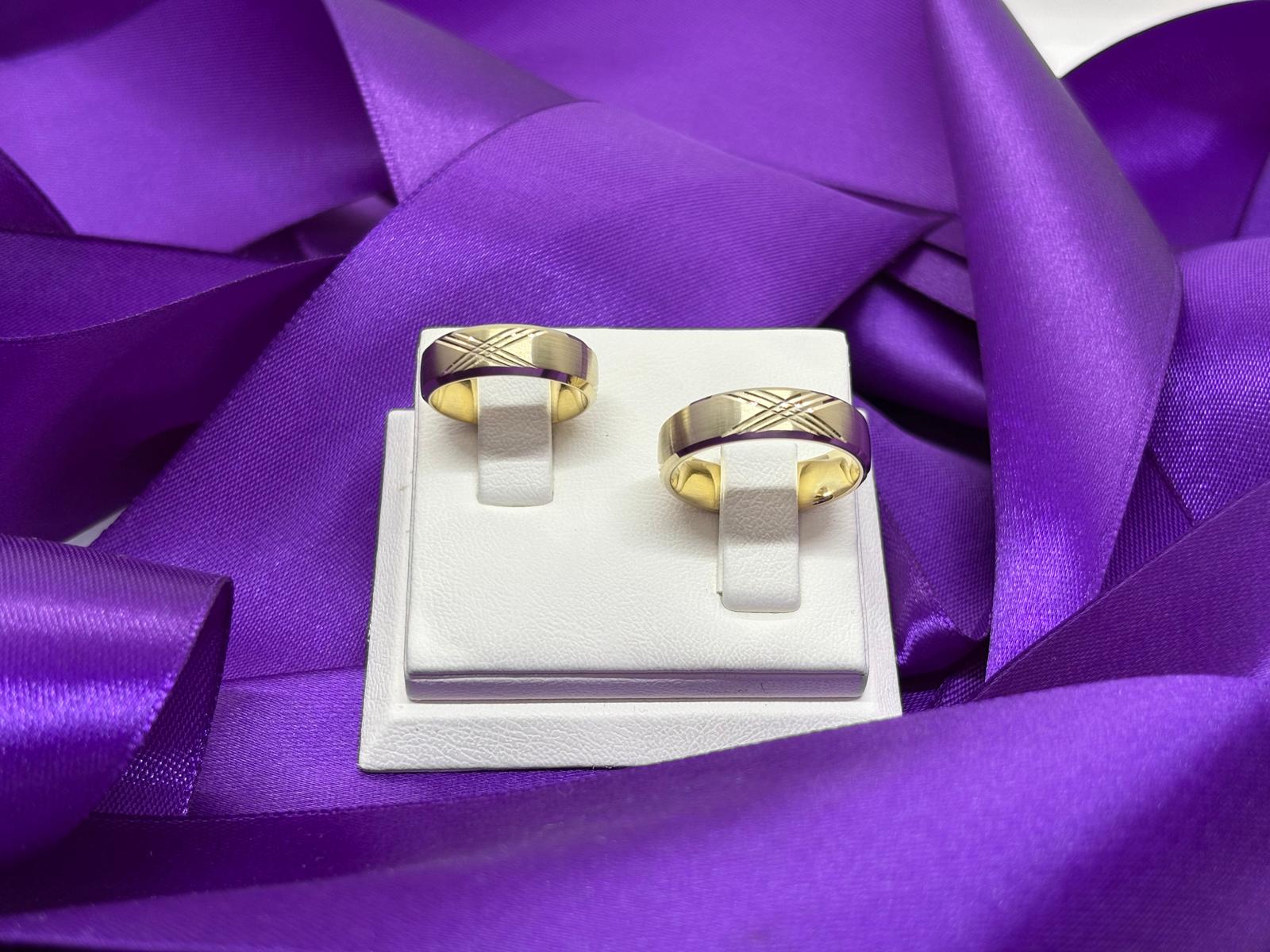 Verighete din aur de 14k SS 1066