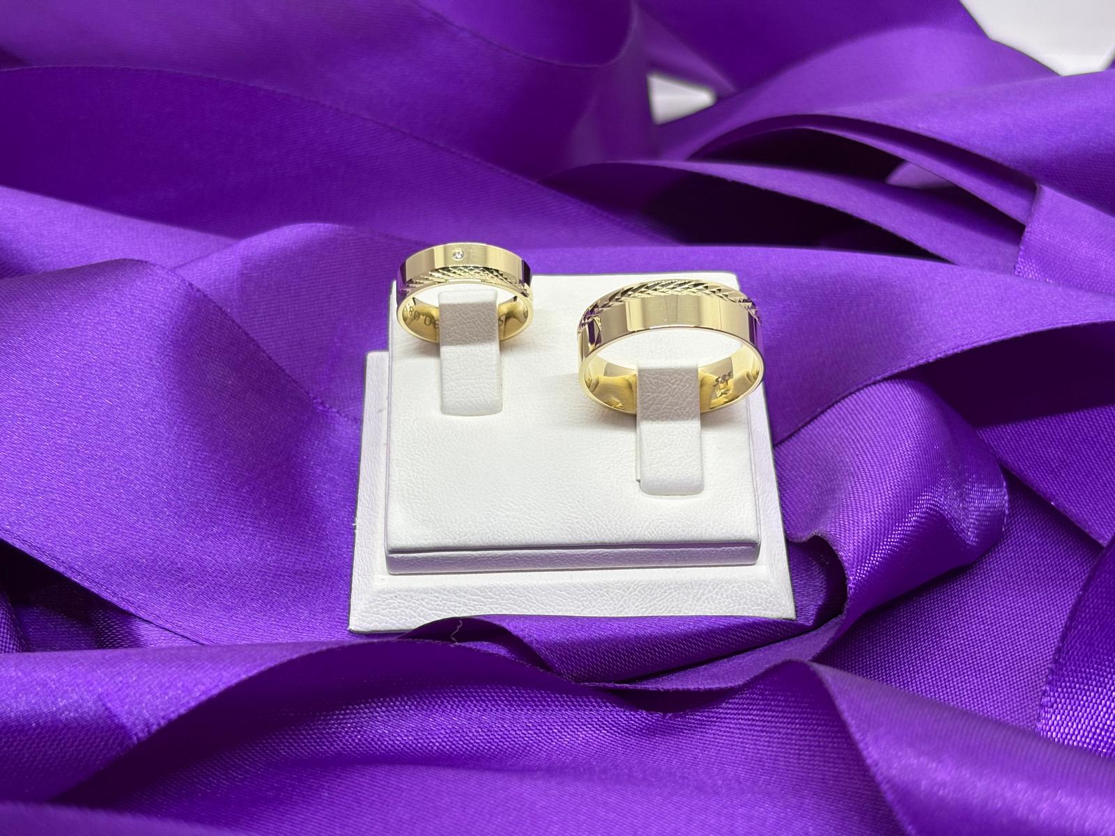 Verighete din aur de 14k SS 955 LaBeruzi