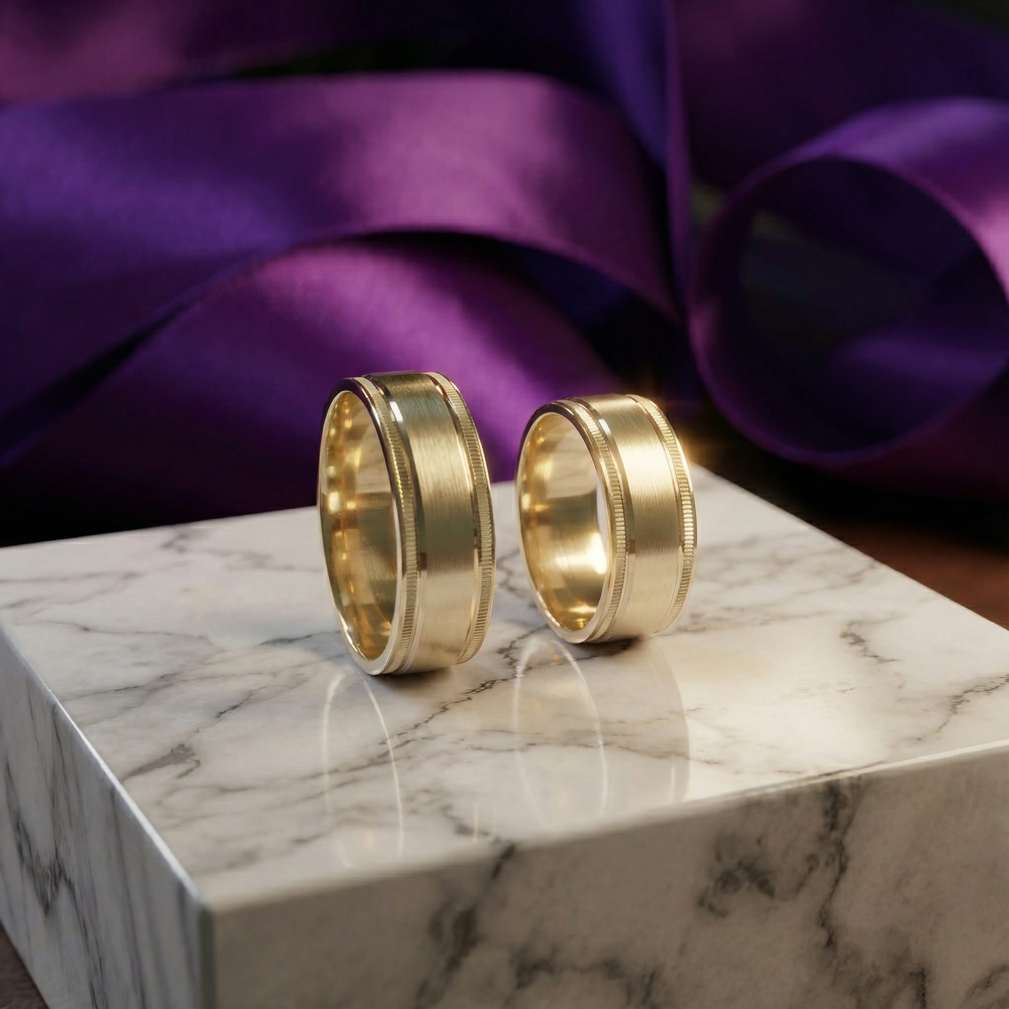 Verighete din aur de 14k SS 1001