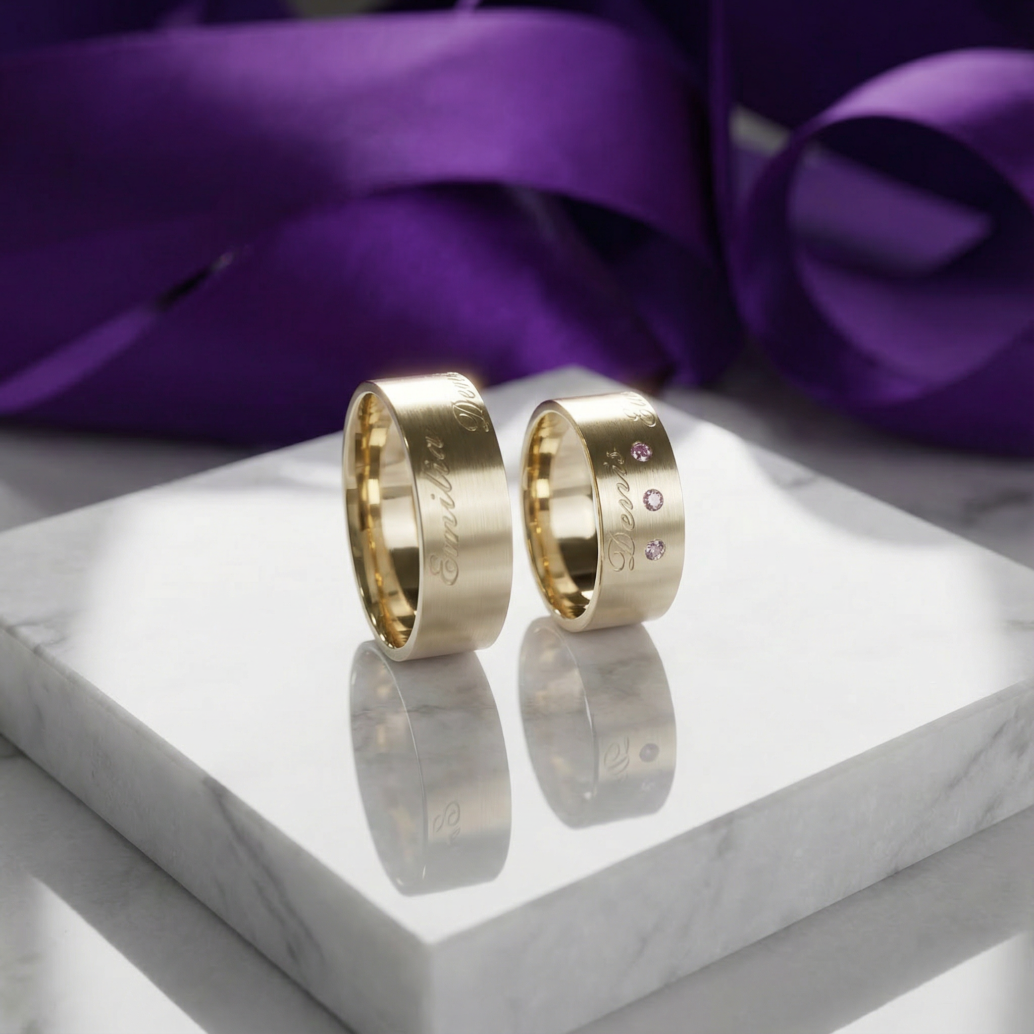 Verighete din aur de 14k SS 1004