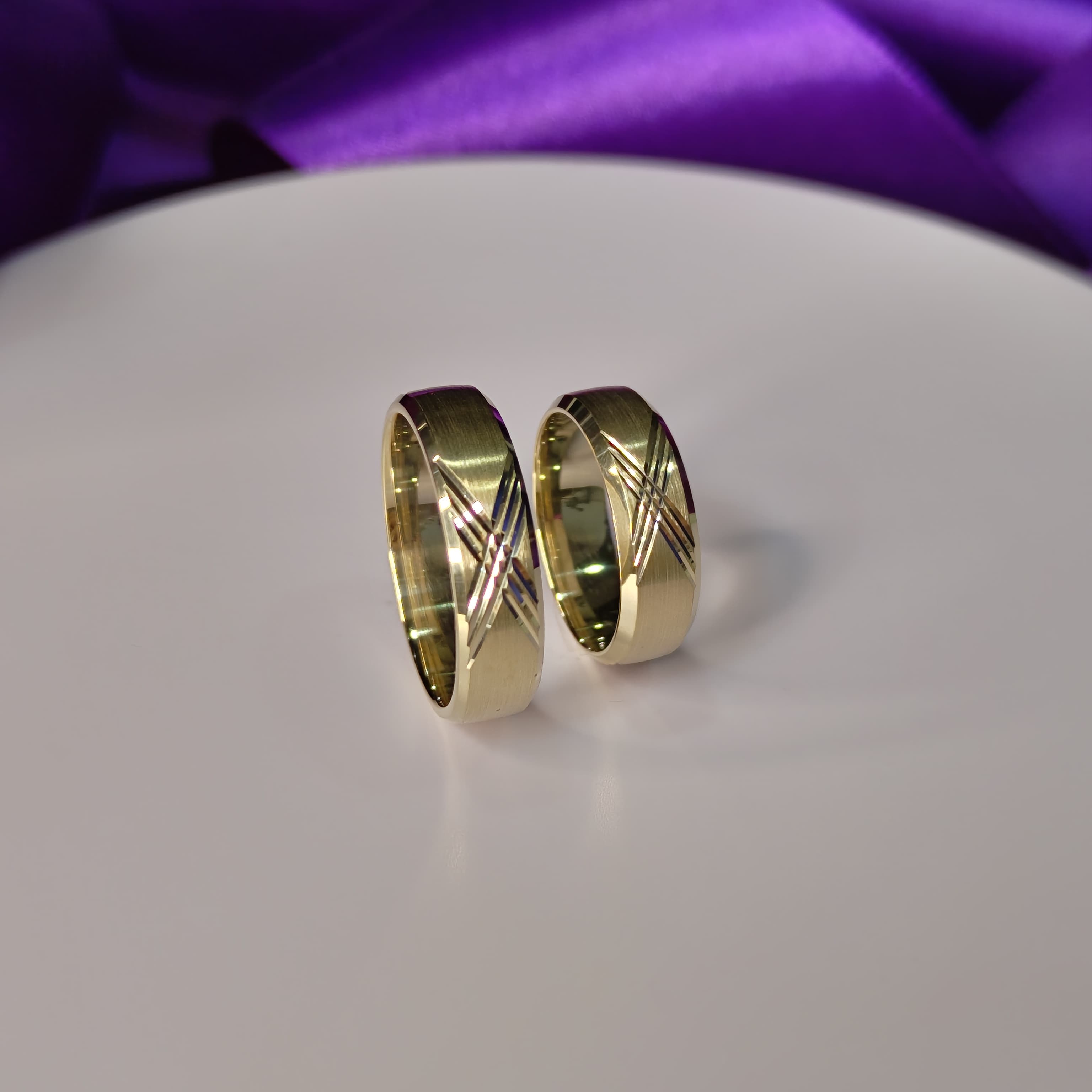 Verighete din aur de 14k SS 1008