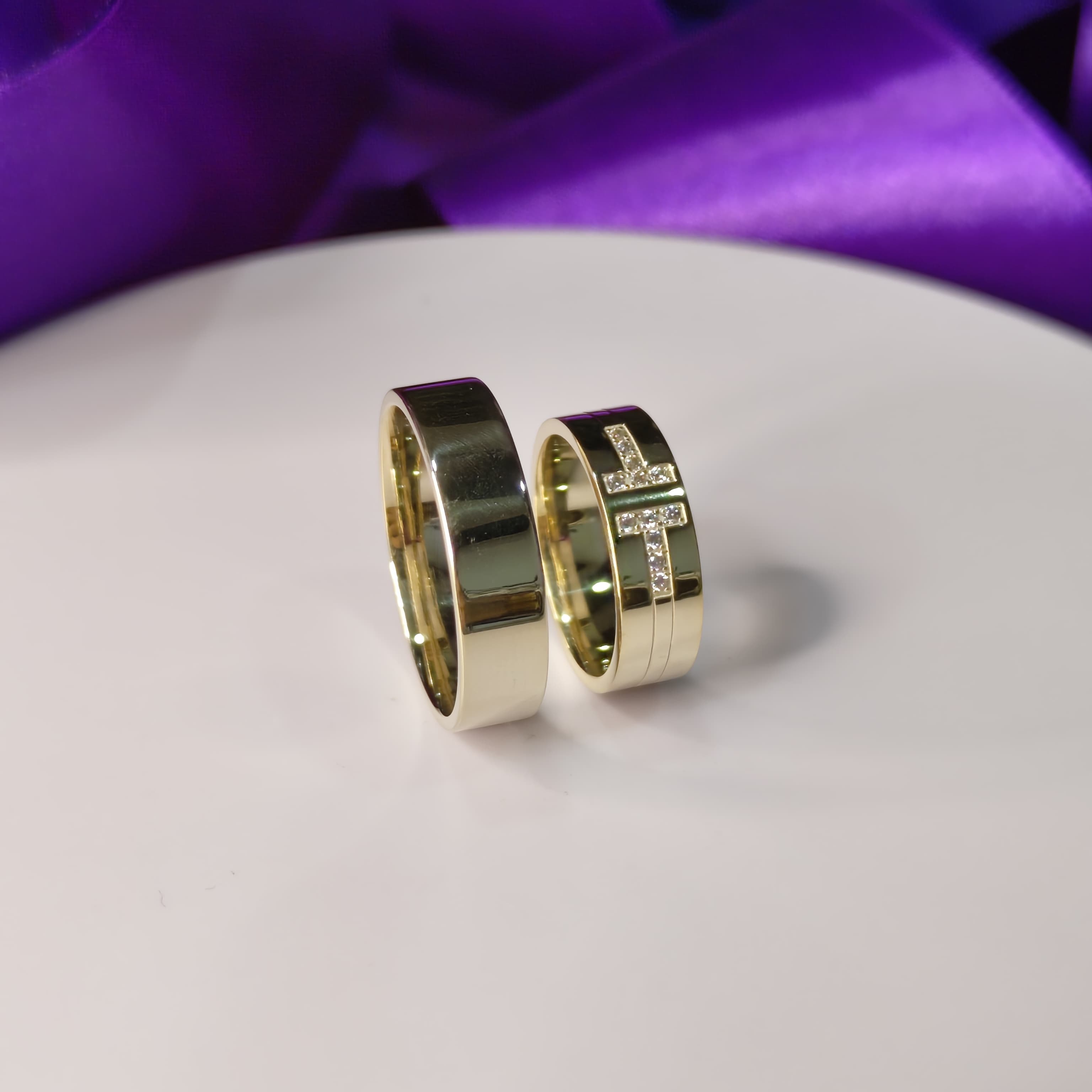 Verighete din aur de 14k SS 1051